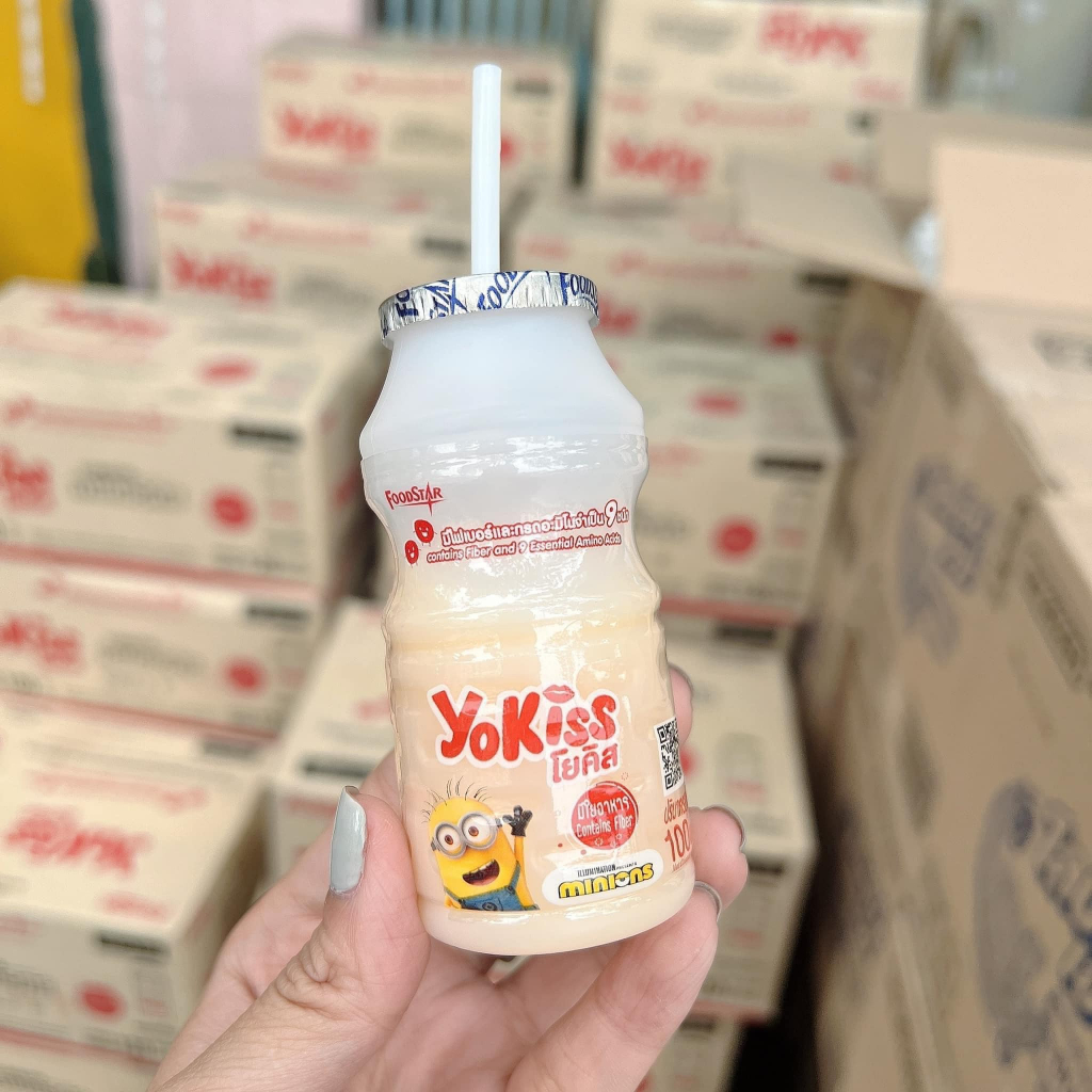 Sữa chua uống YOKISS Thái Lan 100ml date t9/2024