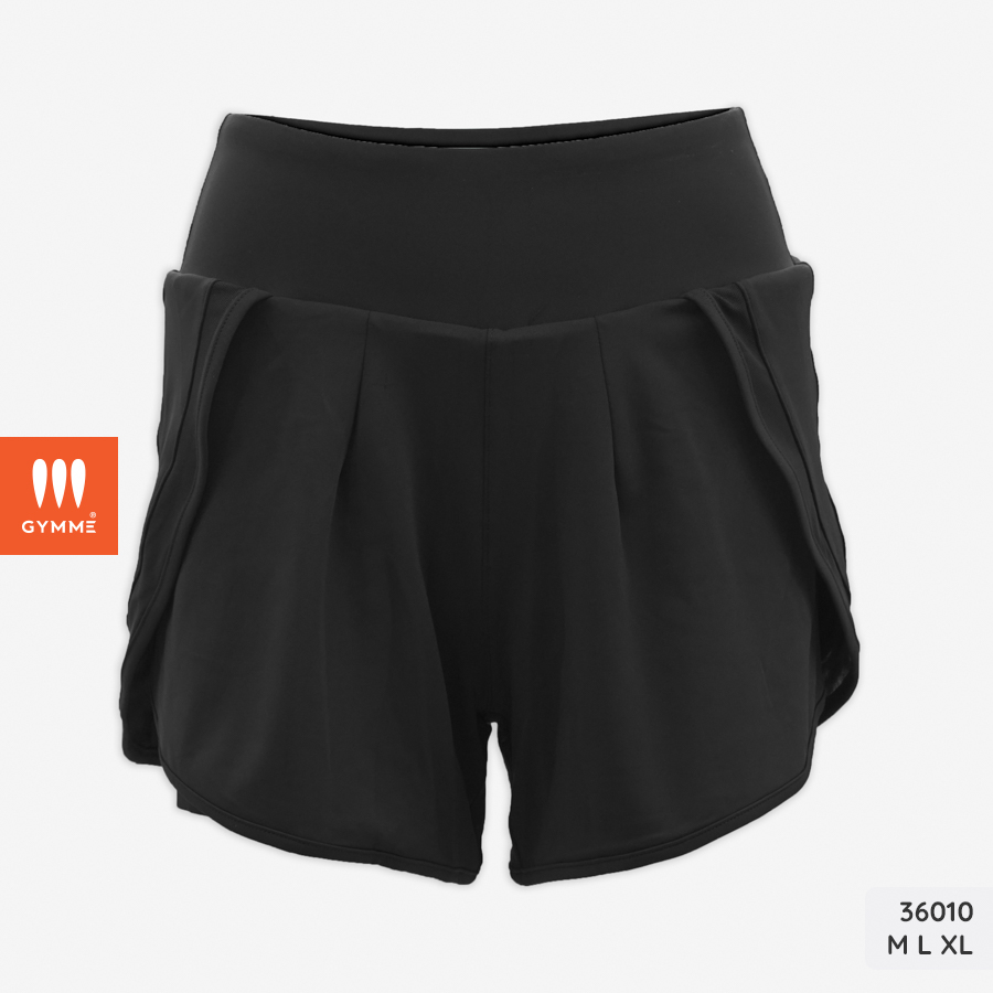 Quần short thể thao tập gym yoga nữ gymme - hai lớp - 36010