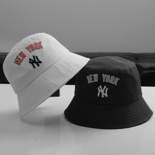 Mũ bucket MLB NVXK cao cấp, nón bucket Classic đen trắng vành tròn cụp kaki form unisex