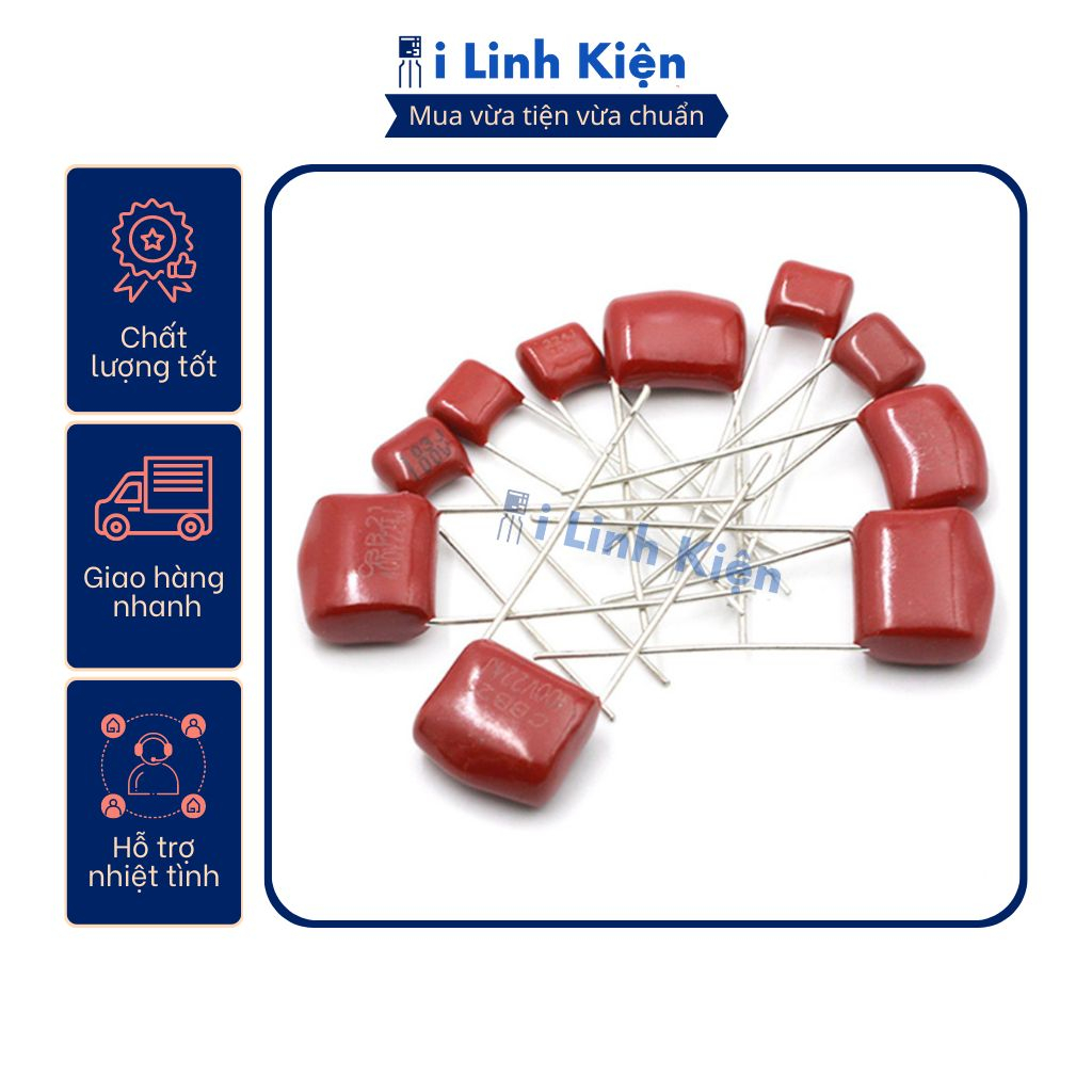 Tụ CBB 400V 225J 2.2uF 25mm chất lượng cao.