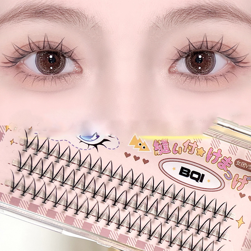 Lông mi trên BQI tự nhiên hình chữ V size 7mm