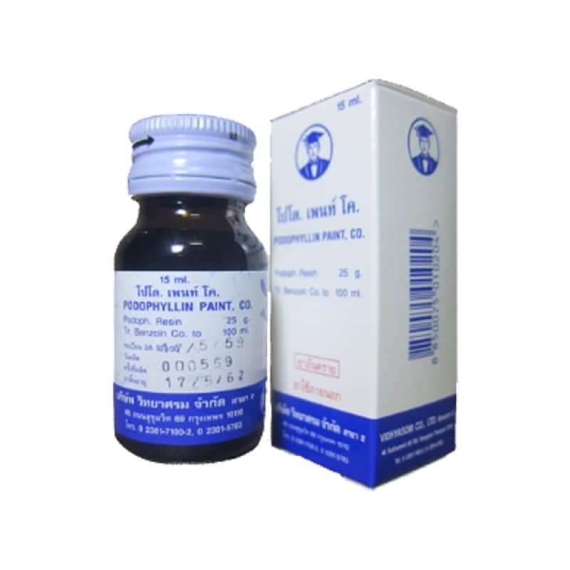 Dung Dịch Podophyllin 25% Thái Lan 15ml Đánh Bay Sùi Mào Gà Nhanh Chóng An Toàn