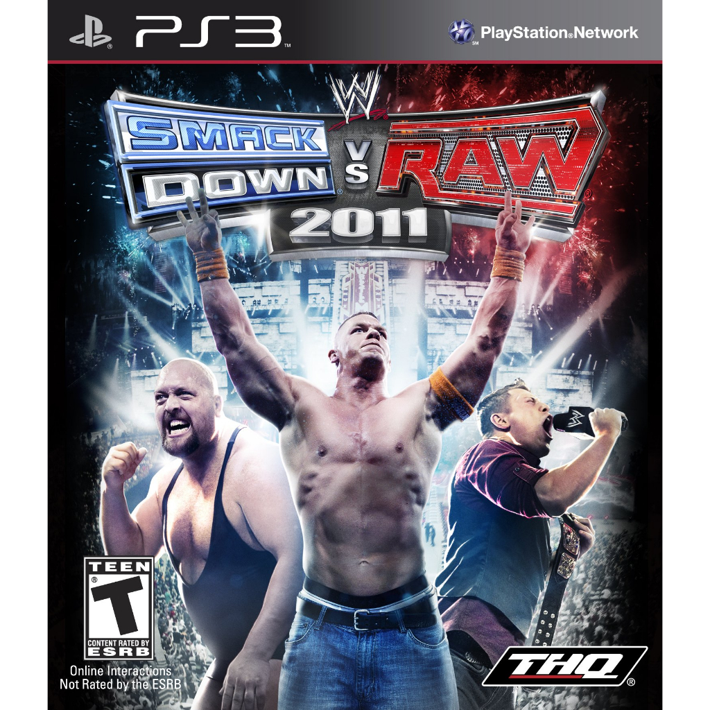 Đĩa game Ps3 Đô vật Mỹ Smack down vs Raw 2011 ps3 - ps3 gốc, Playstation 3 disc, wwe PS3