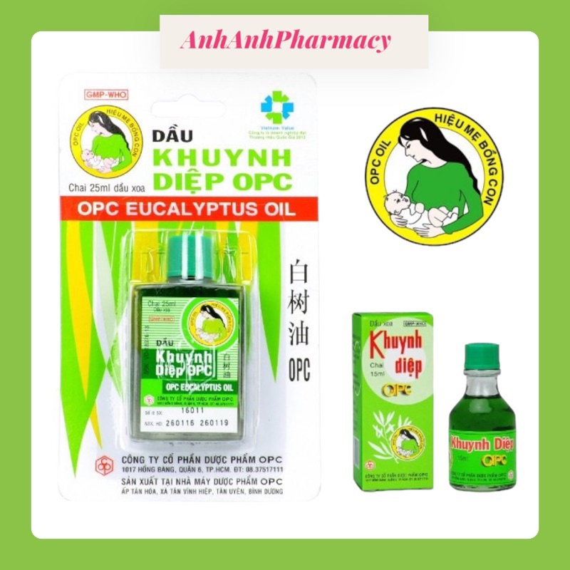 Dầu khuynh diệp OPC chai 25ml