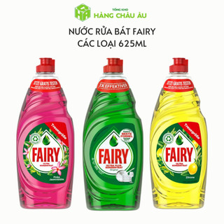 Nước rửa chén Fairy Original siêu sạch vết bẩn, an toàn cho da tay, không khô da - Hàng nhập chai 450ml / 625ml