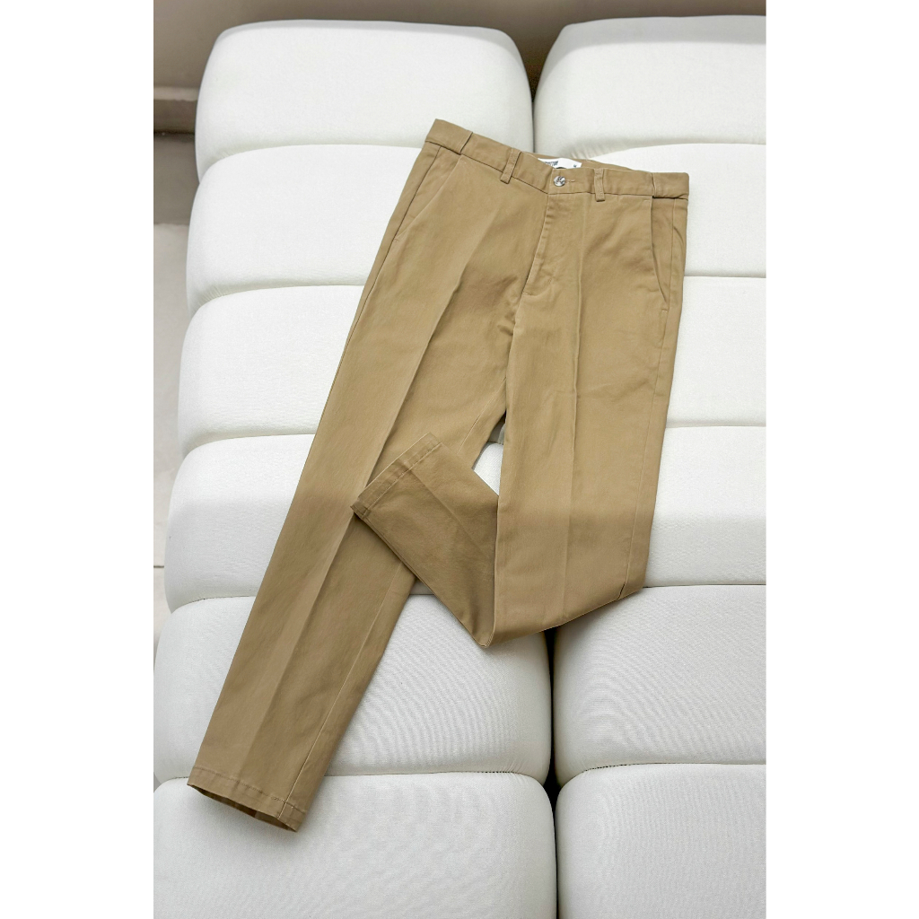 Quần Kaki Dài Nam BY COTTON Regular Chinos Kaki Beige