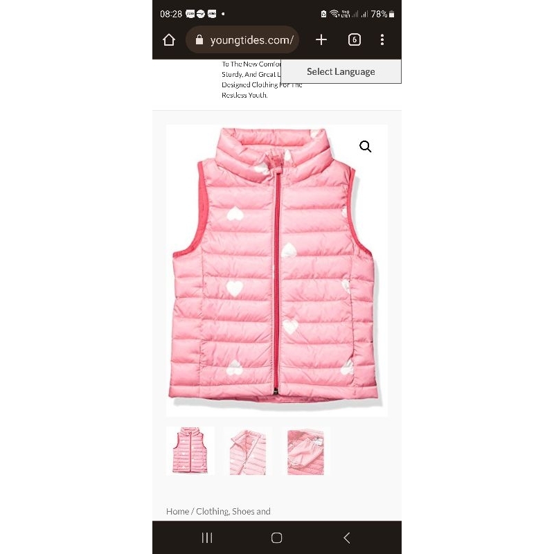 Áo gile bé gái hàng vnxk