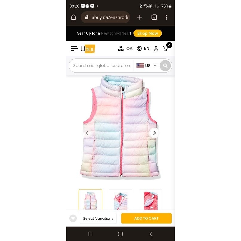 Áo gile bé gái hàng vnxk