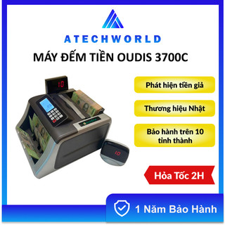 Máy đếm tiền nhật bản oudis 3700c nhỏ gọn độ chính xác cao - hàng chính hãng - bh 1 năm - có xuất vat