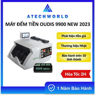 Máy Đếm Tiền Nhật Bản OUDIS 9900 New 2023 Phát Hiện Tiền Siêu Giả - Hàng Chính Hãng - BH 1 Năm - Có Xuất VAT