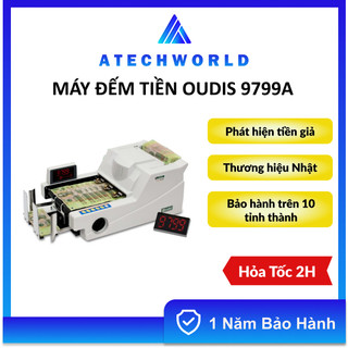 Máy Đếm Tiền Nhật Bản OUDIS 9799A Băng Tải Dài Phát Hiện Tiền Siêu Gỉa - Hàng Chính Hãng - BH 1 Năm - Có Xuất VAT