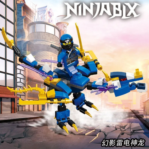 Xếp hình lego NINJA , rồng chiến binh ninja