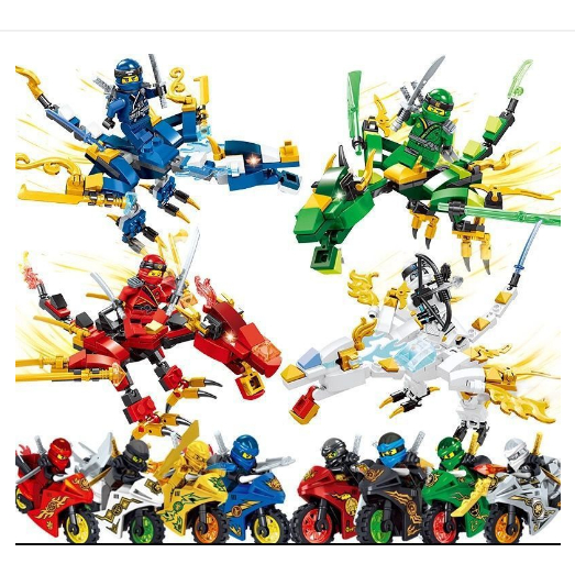 Xếp hình lego NINJA , rồng chiến binh ninja