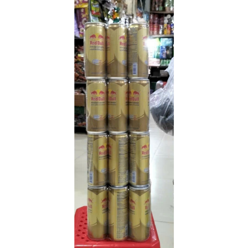 Lốc 6 lon bò cụng Thái Lan mẫu mới, lon cao 250ml