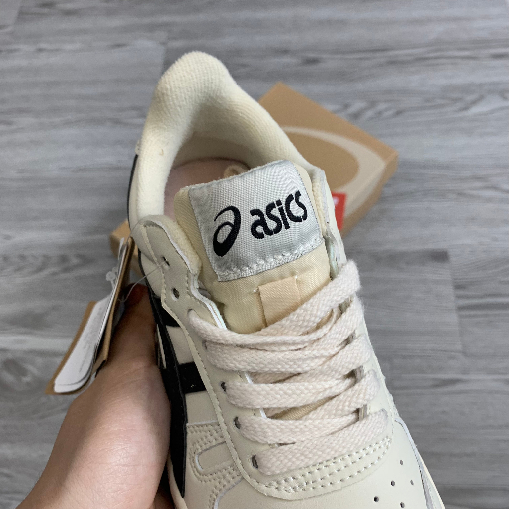 Giày Thể Thao AsicsCourt MZ Cream Black Gum , giày kem đen Full Box - NICE SNEAKER | Chất lượng siêu cấp.