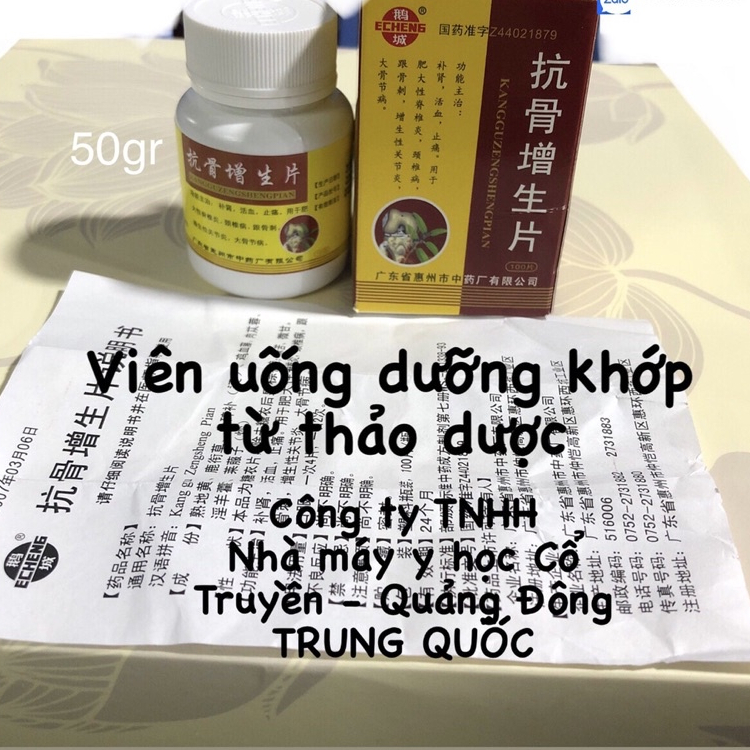 Viên uống dưỡng khớp gối, khô khớp, đau nhức xương khớp - chiết xuất thảo mộc tự nhiên