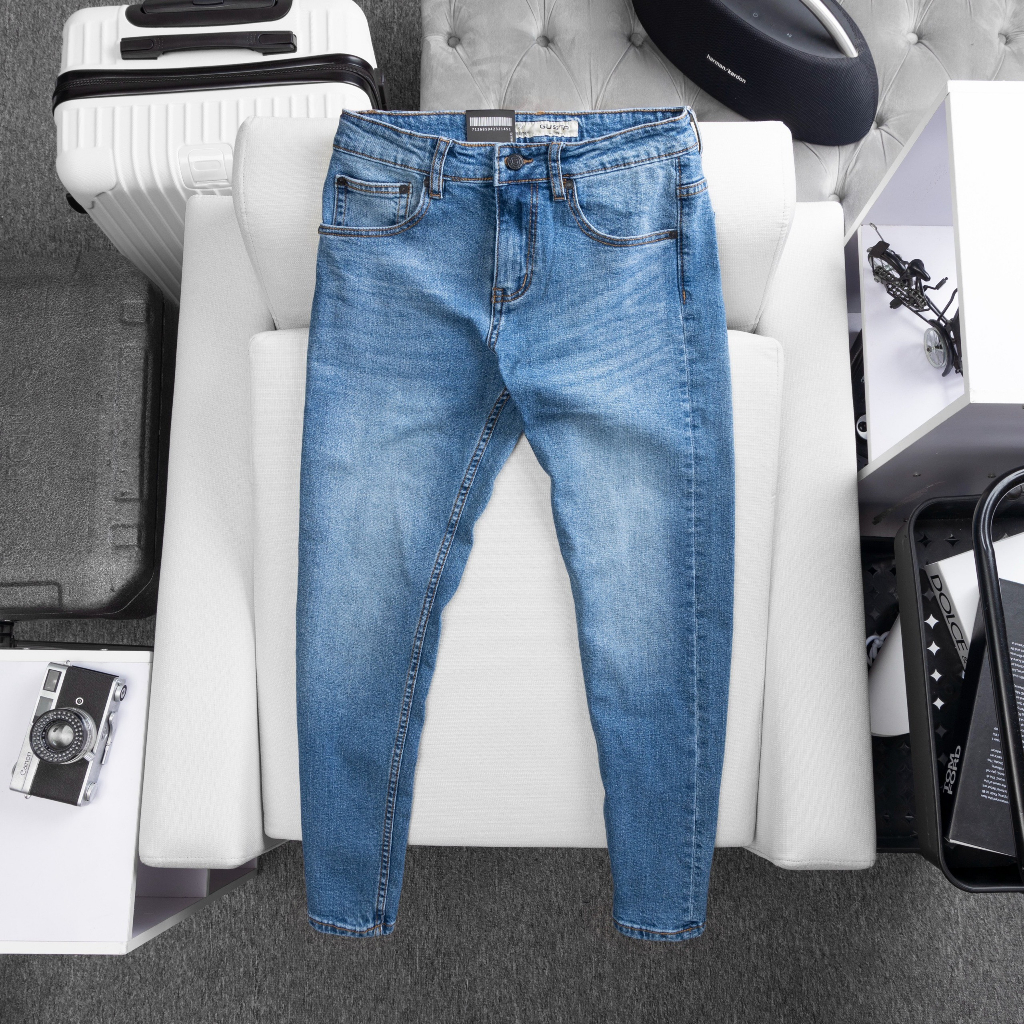 Quần Jeans cao cấp Gusta , Chất vải thoáng mát thấm hút mồ hôi - QJ01