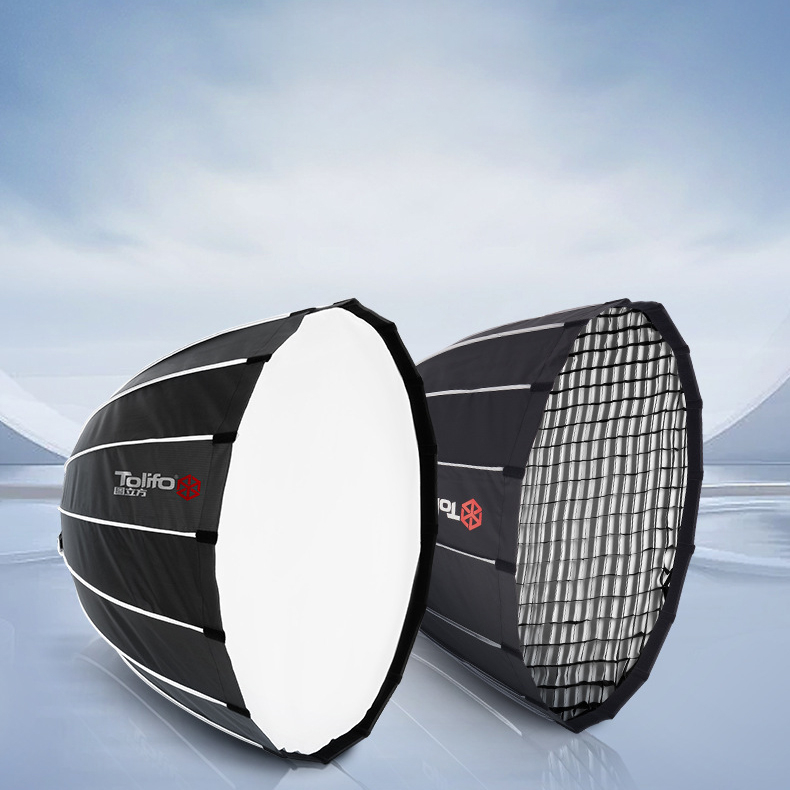 Softbox parabolic 90 cm kèm lưới thao tác nhanh chính hãng Tolifo