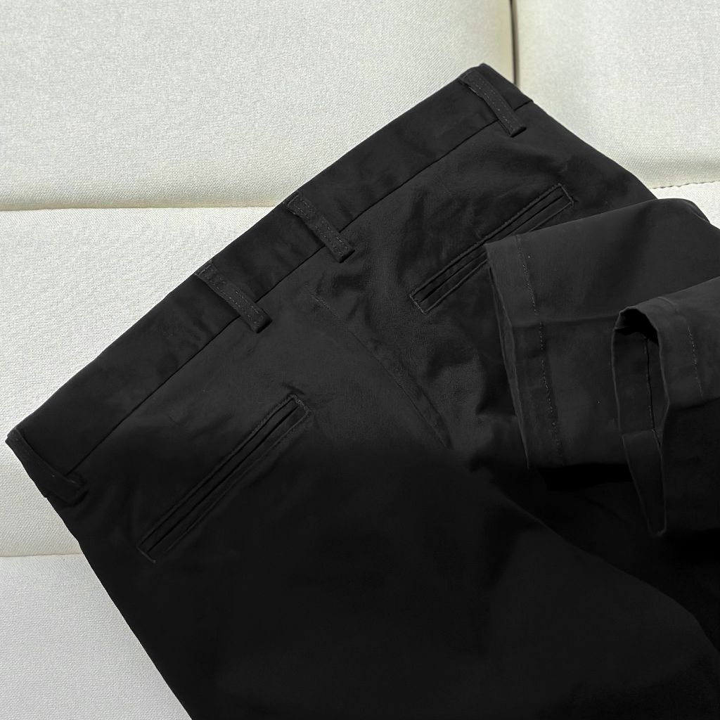 Quần Kaki Dài Nam BY COTTON Regular Chinos Kaki Black