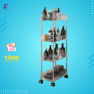 Xe đẩy spa trong suốt có bánh xe di chuyển