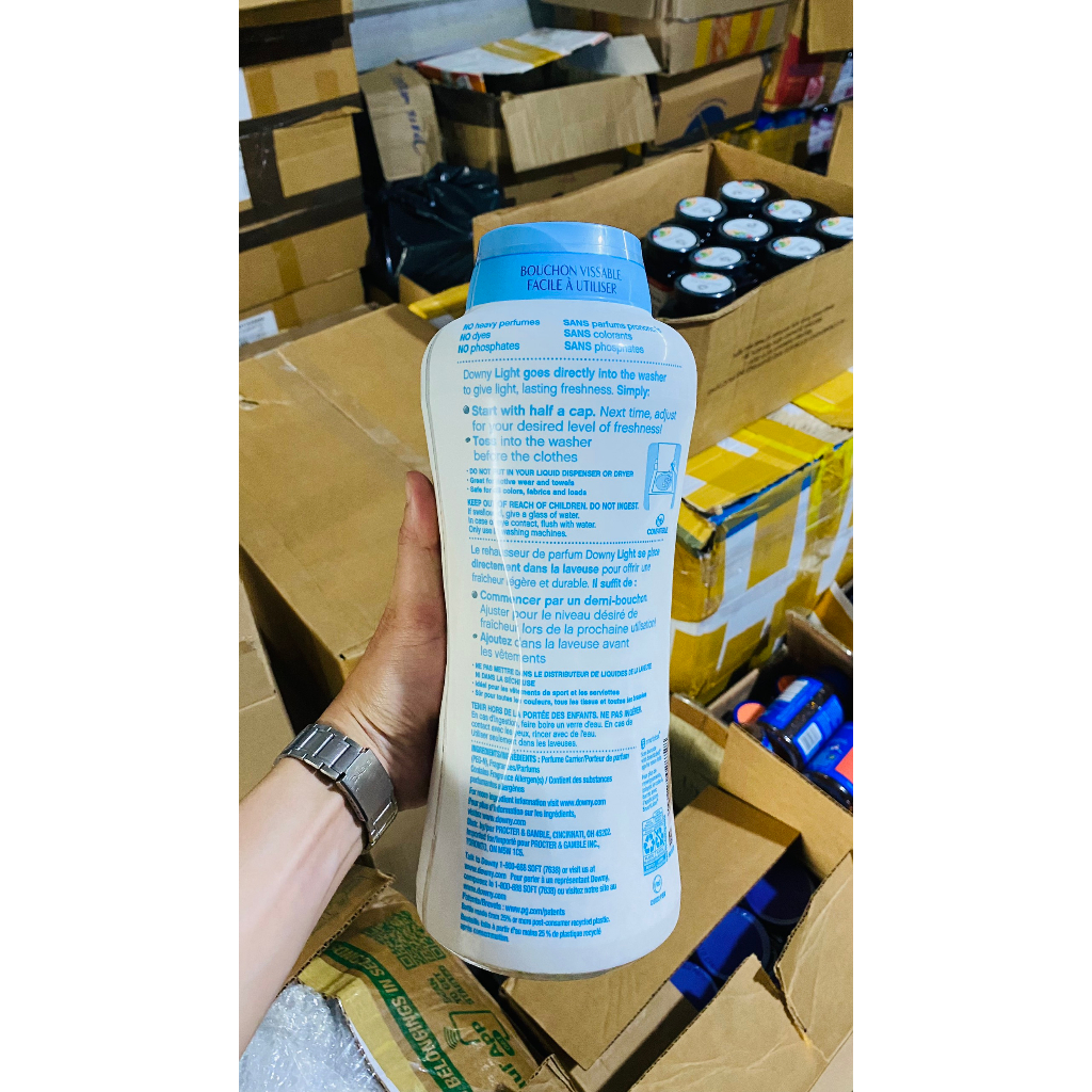 VIÊN XẢ VẢI DOWNY LIGHT OCEAN MIST 1.06kg