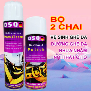 [BỘ 2] Vệ Sinh Ghế Da Sofa - Dưỡng Ghế Da, Đồ Da, Nhựa Nhám, Nội Thất Ô tô - Công Nghệ Mỹ - Chai To Tiết Kiệm [NDZUNG]