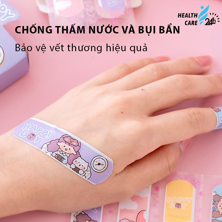 Hộp 20 Băng Dán Vết Thương Urgo Họa Tiết Cute - Băng Gâu Cute - Hộp 20 Miếng