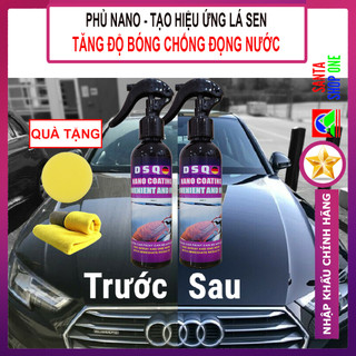 [CÓ QUÀ]Chai xịt phủ nano chống nước kính, phủ bóng sơn xe ô tô - Chống nước bề mặt kính cận, kính mũ - DSQ Nano Coat