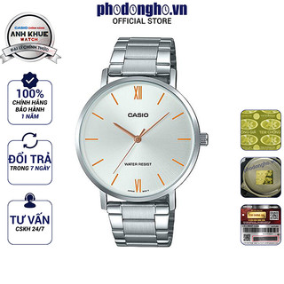 Đồng hồ nam dây kim loại Casio Anh Khuê MTP-VT01D-7BUDF