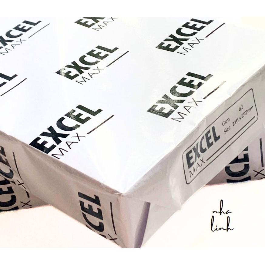 Giấy in  Excell A4 70, 80 cao cấp