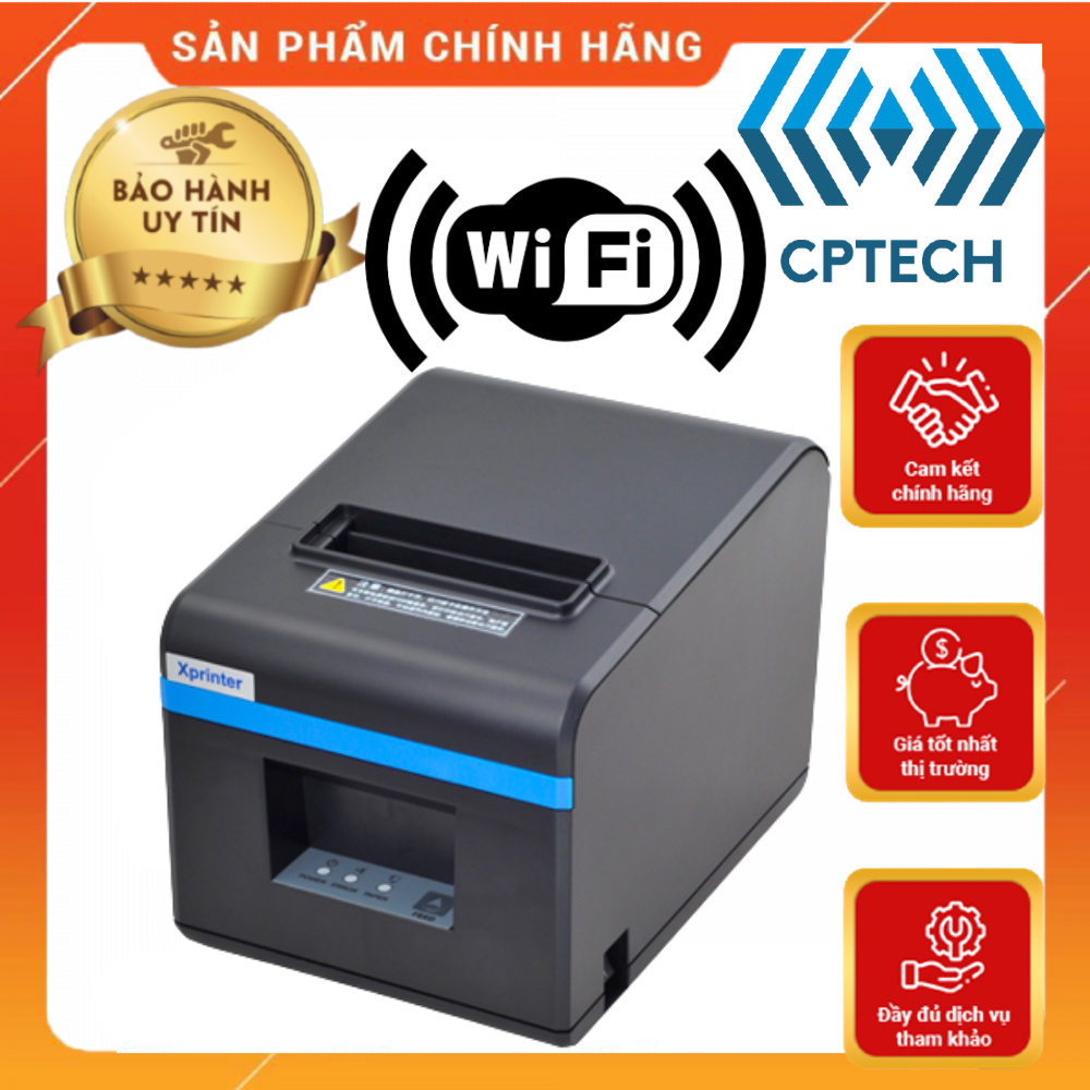Máy in hóa đơn Xprinter N160 USB + WIFI