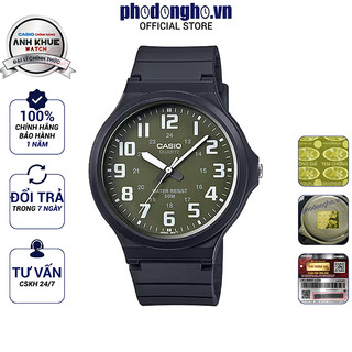 Đồng hồ nam dây nhựa Casio chính hãng Anh Khuê MW-240-3BVDF