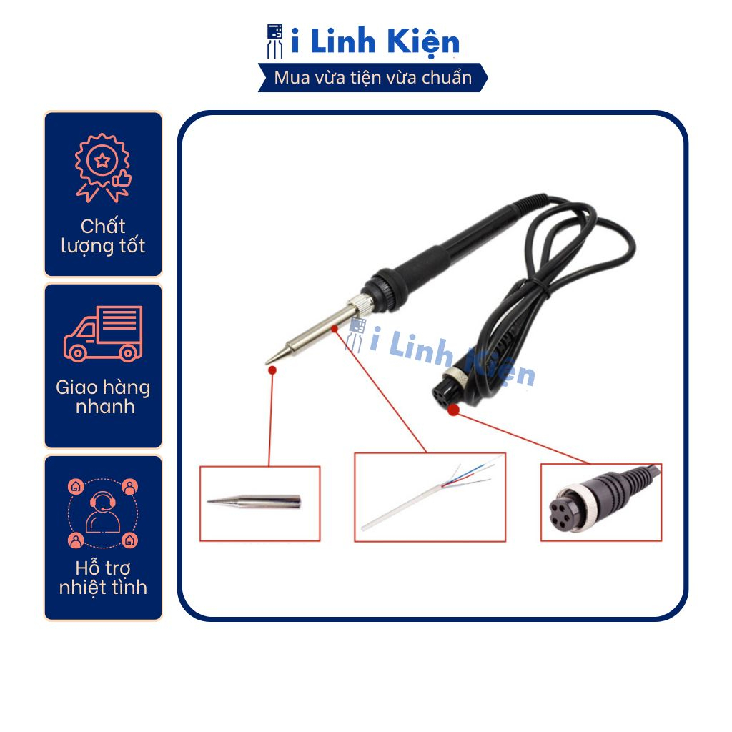 Tay hàn 907 dùng cho trạm HAKKO936/937 chất lượng cao.