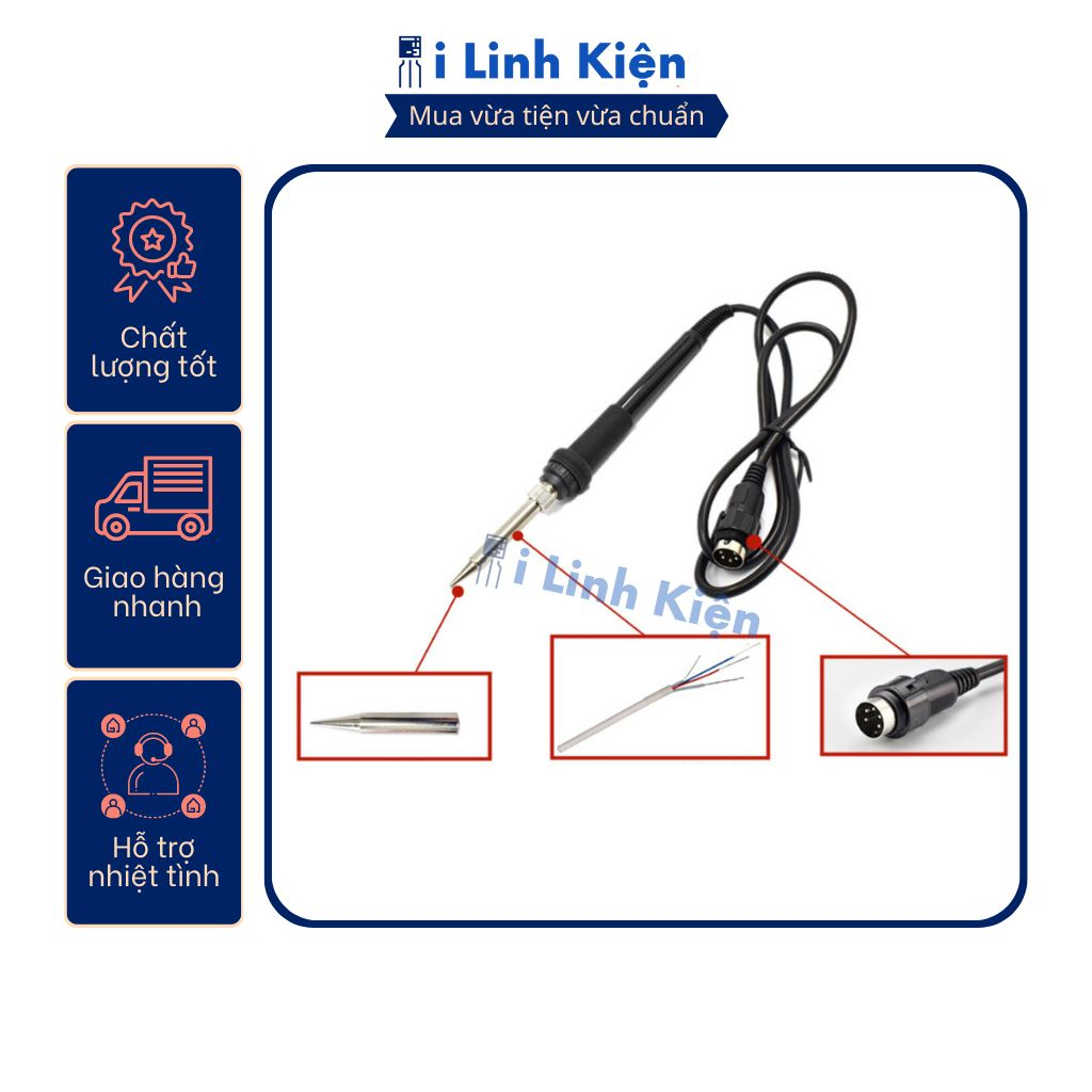 Tay hàn 907 dùng cho trạm HAKKO936/937 chất lượng cao.