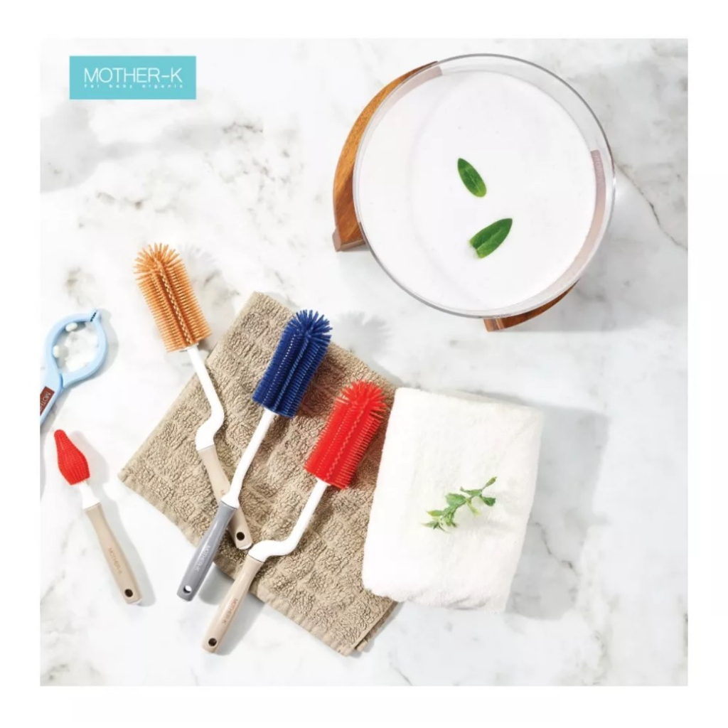 Cọ Bình Sữa Mother K chất liệu Silicon chính hãng cho bé