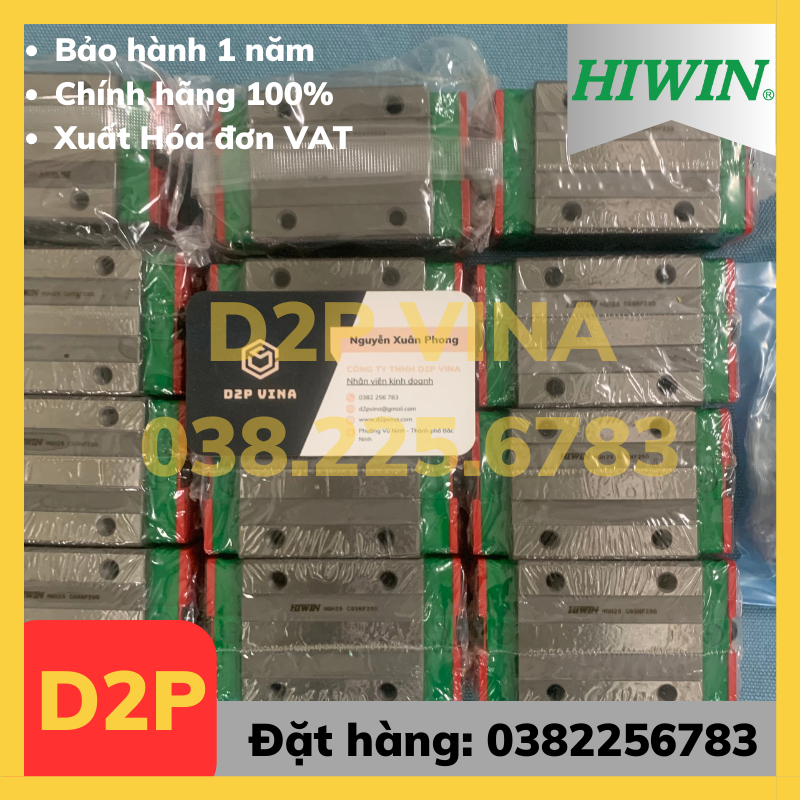 D2P VINA -Con trượt HGH25CAZAC-Hãng HIWIN