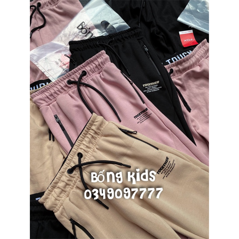 Quần Joggers Bé Trai & Bé Gái Vải Ép FOX