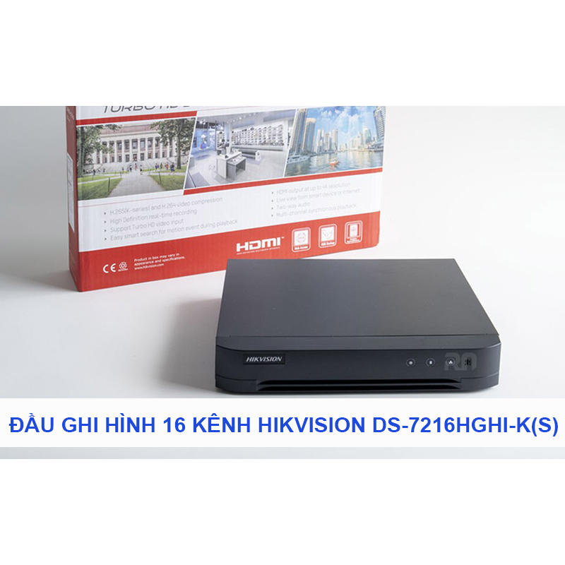 Bộ Camera Quan Sát Hikvision 16 Kênh 2.0MP Full HD Hàng Chính Hãng