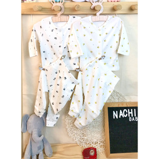 Bộ quần áo sơ sinh dài tay cotton cho bé sơ sinh 0-12 tháng