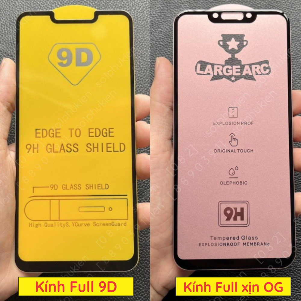 Kính cường lực Huwei Nova 3 / Nova 3i / Mate 20 Lite xịn OG cao cấp full màn hình, full keo