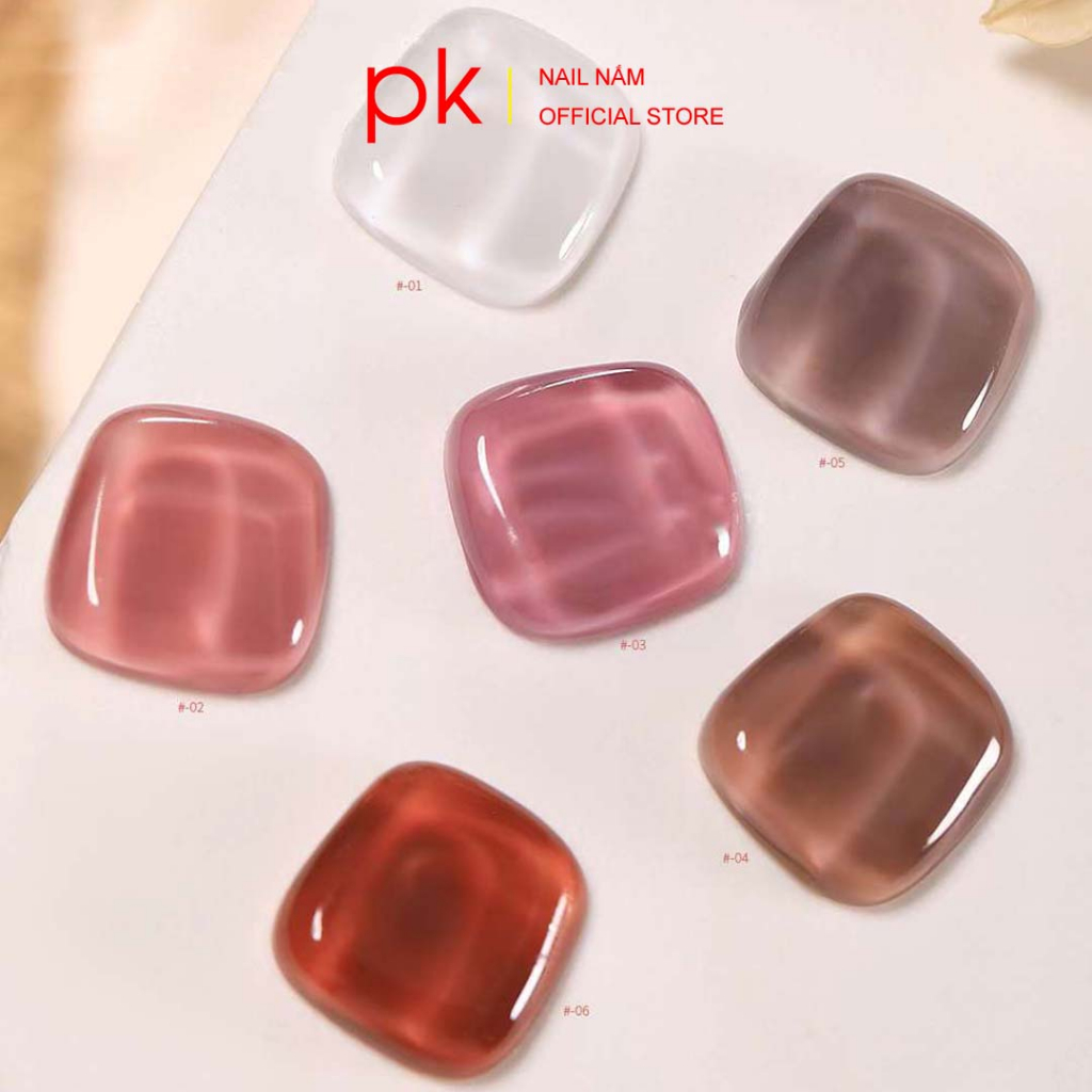 Set sơn gel 6 màu thạch MiLan tặng kèm bảng màu