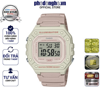 Đồng hồ nam casio anh khuê w-218hc-4a2vdf