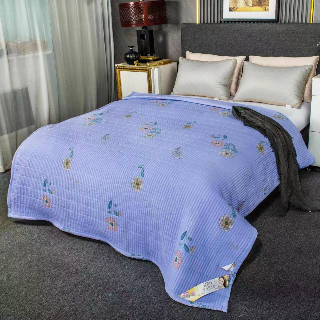 Chăn cotton đũi hữu cơ xơ đậu nành kích thước 180x220cm chính hãng Phòng Ngủ Xanh có túi đựng sang trọng