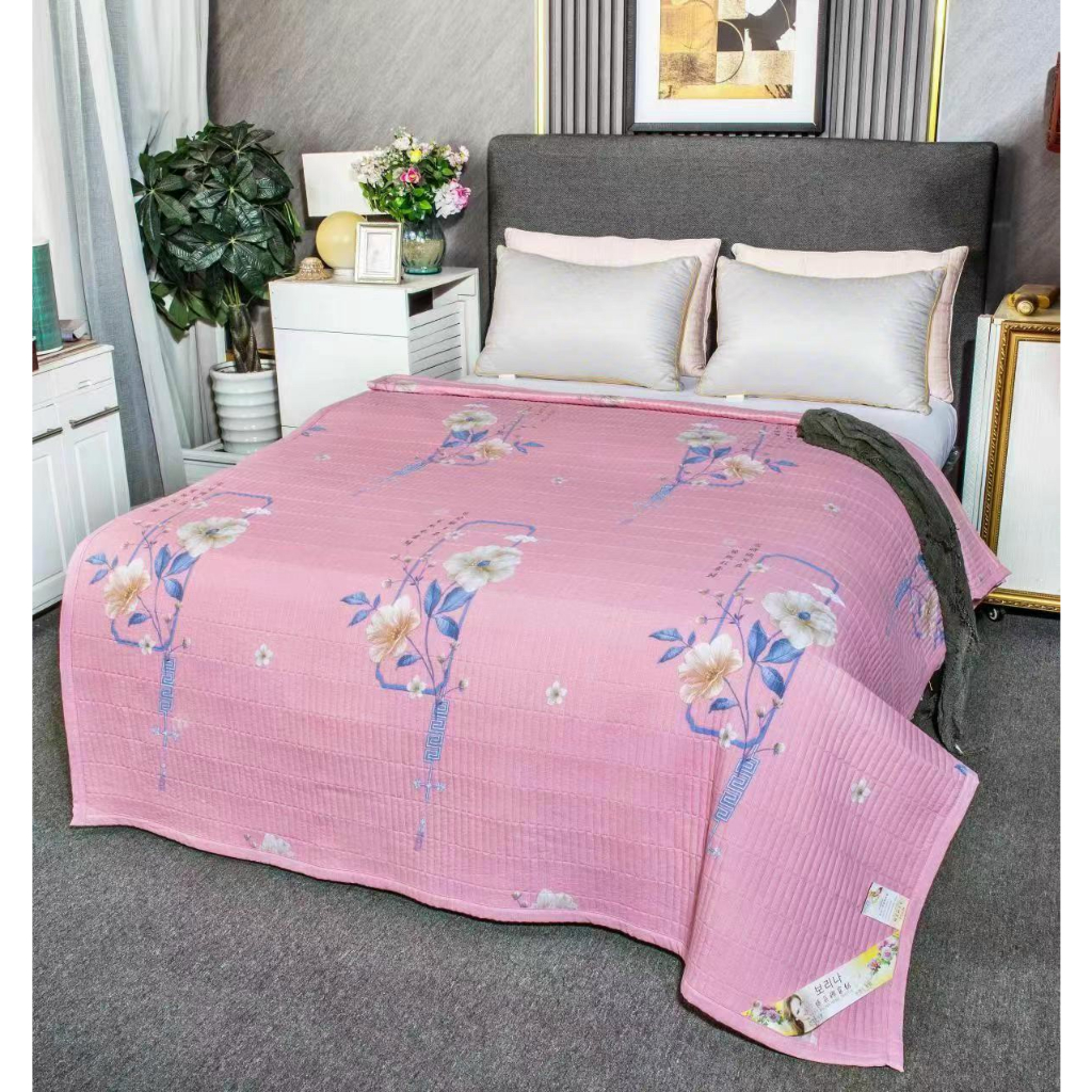 Chăn cotton đũi hữu cơ xơ đậu nành kích thước 180x220cm chính hãng Phòng Ngủ Xanh có túi đựng sang trọng