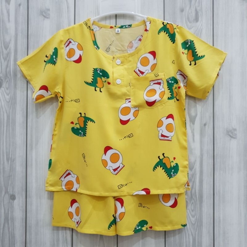6-8kg Đồ bộ tole/lanh đùi bé trai