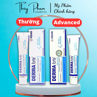 Gel giảm mụn Derma forte Thường, Gel giảm mụn Derma forte Advanced giảm mụn đầu đen, mờ thâm mụn