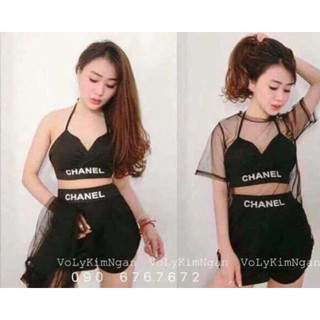 Bộ bơi 3 món bigsize 55-90kg