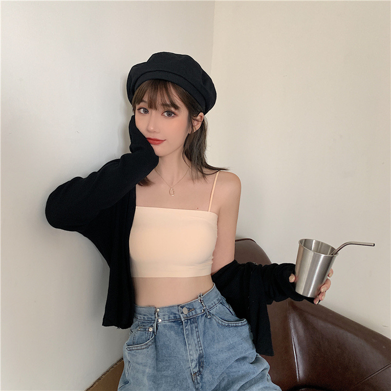 Áo bra nữ quây ngang chất thun lạnh cao cấp Bra quây ngang có mút 2 dây mảnh Mã 609