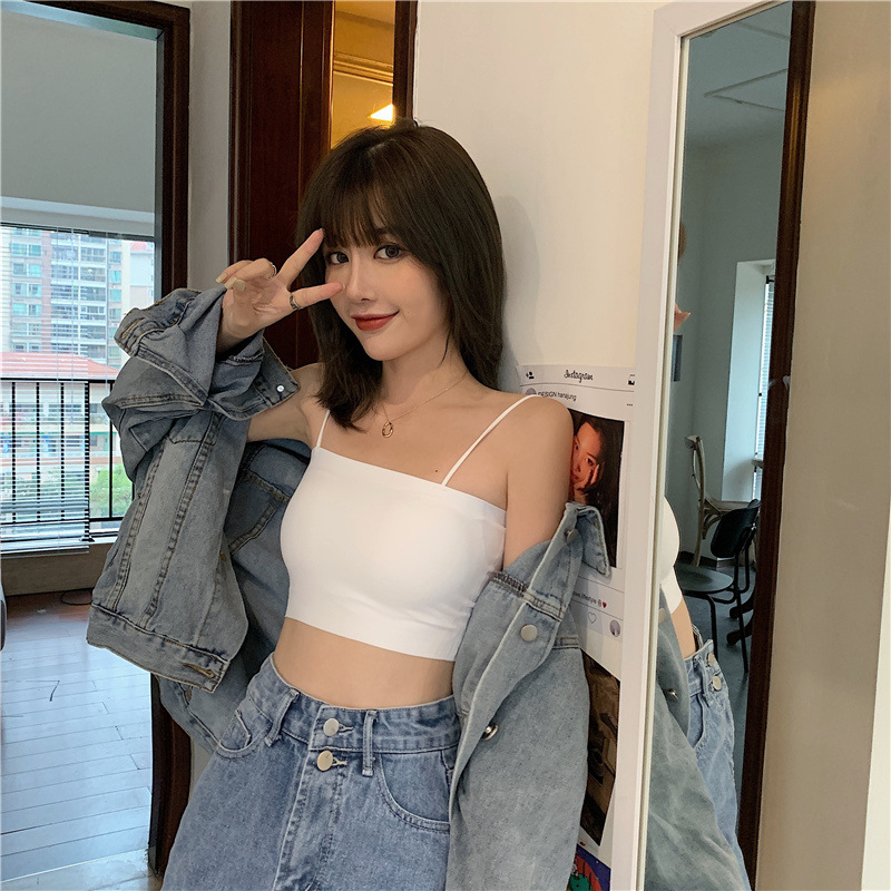 Áo bra nữ quây ngang chất thun lạnh cao cấp Bra quây ngang có mút 2 dây mảnh Mã 609