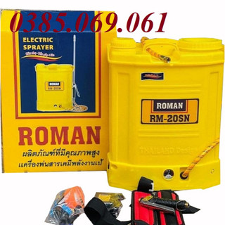 Bình phun xịt điện 20l roman rm-20sn pin lithium